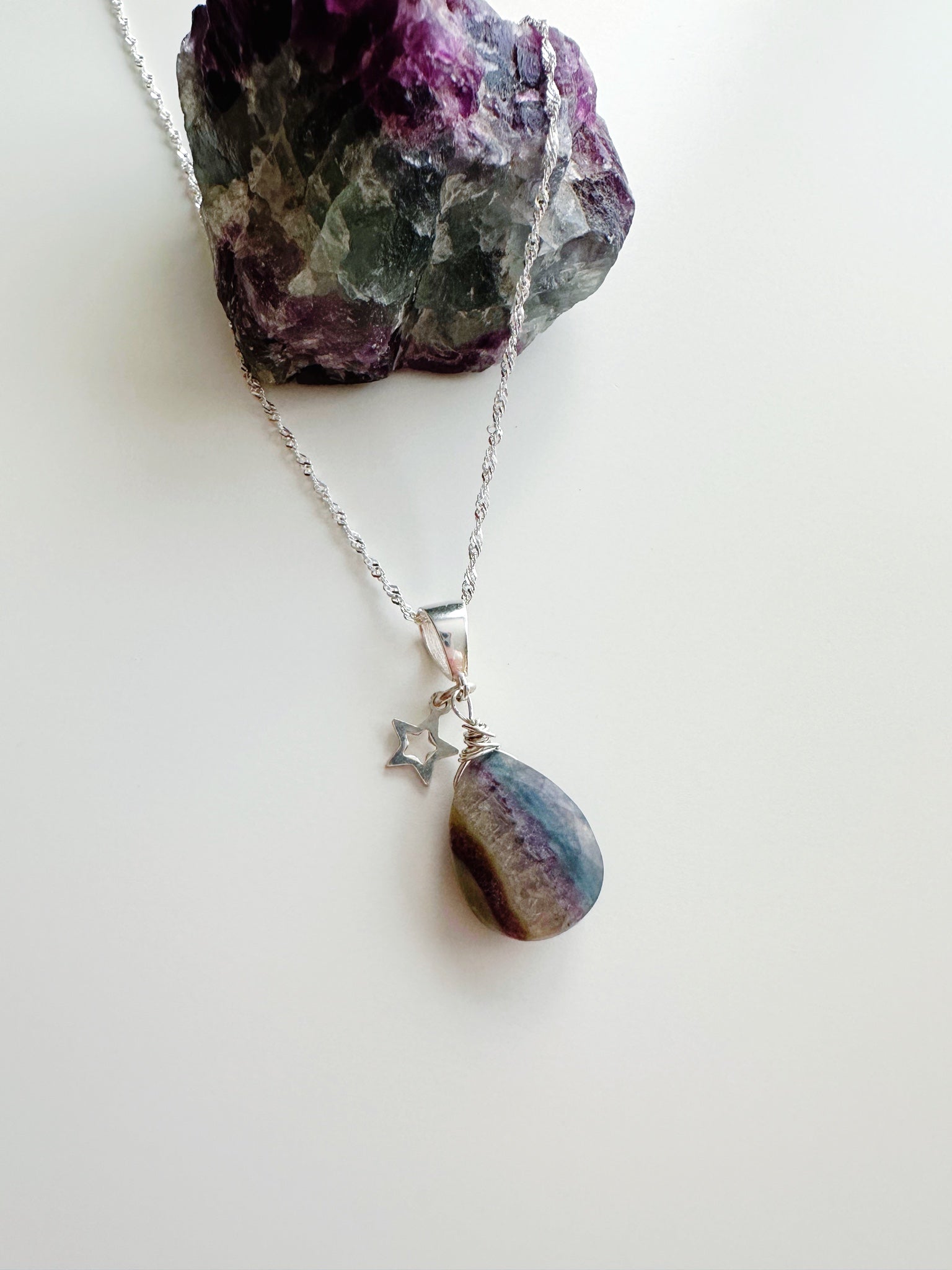 Collar de Fluorita  “Equilibrio Interior”