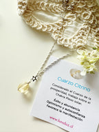 Collar piedra Citrino con significado “Luz de Prosperidad”