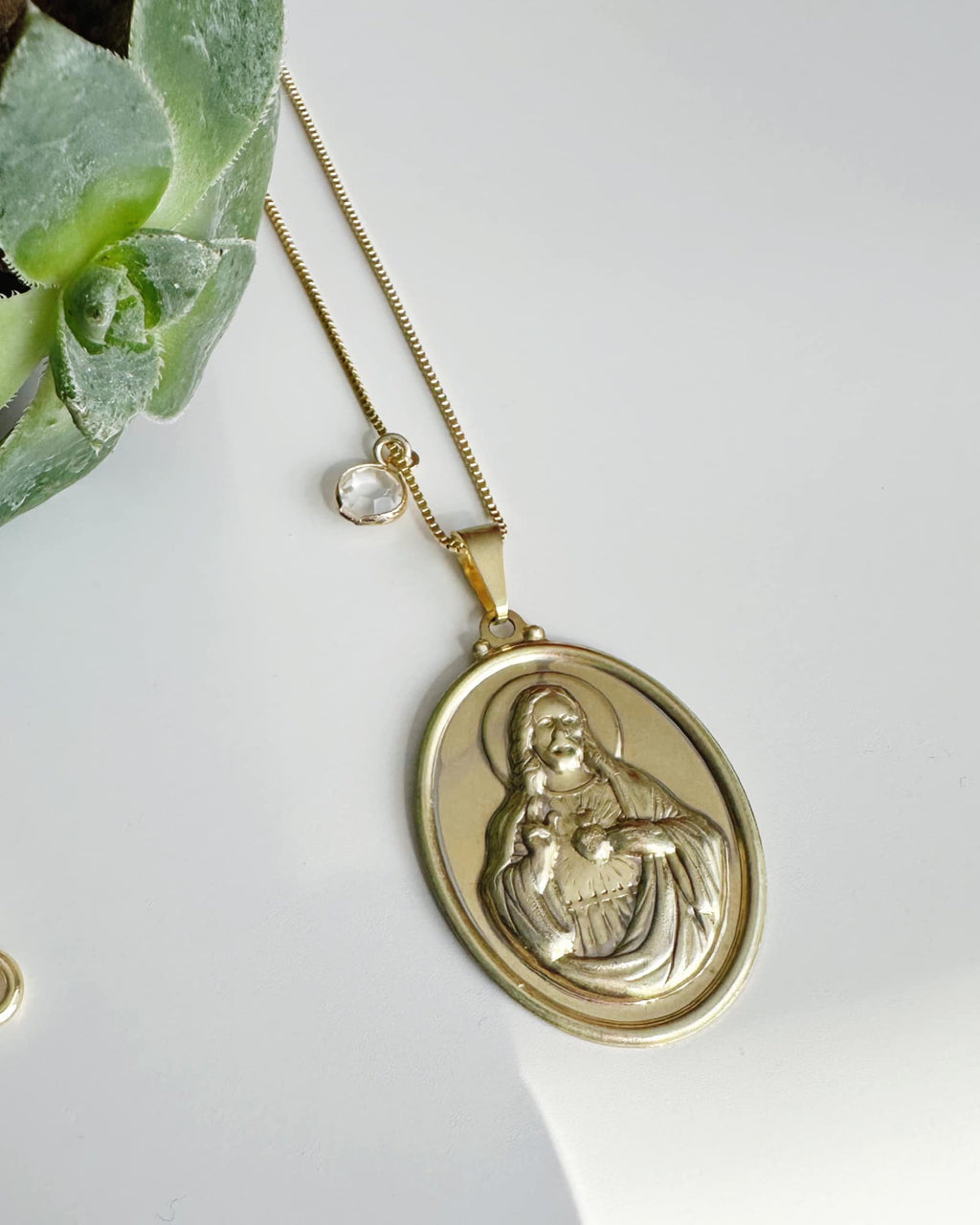 Collar Sagrado Corazón. Incluye mensaje especial y Packing para regalo