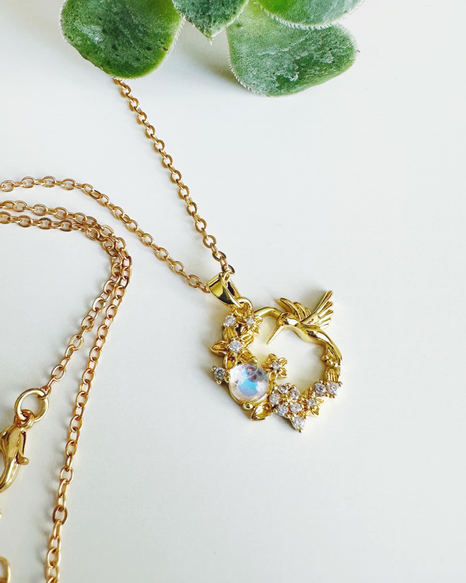 Collar Colibrí. Incluye significado y packing para regalo