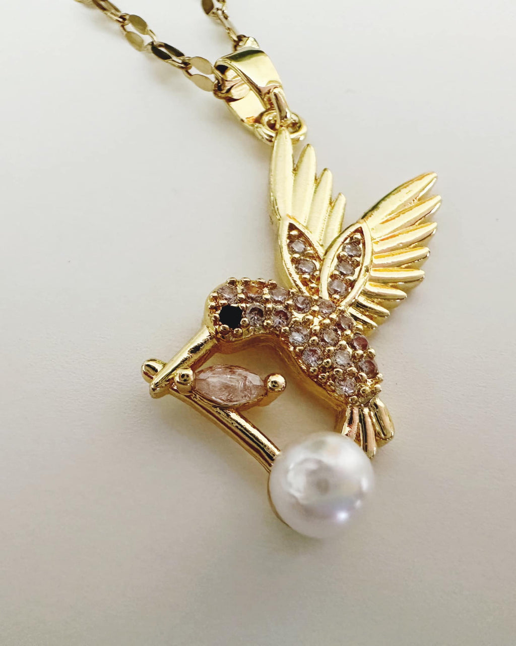 Collar colibrí . Incluye significado y packing para regalo