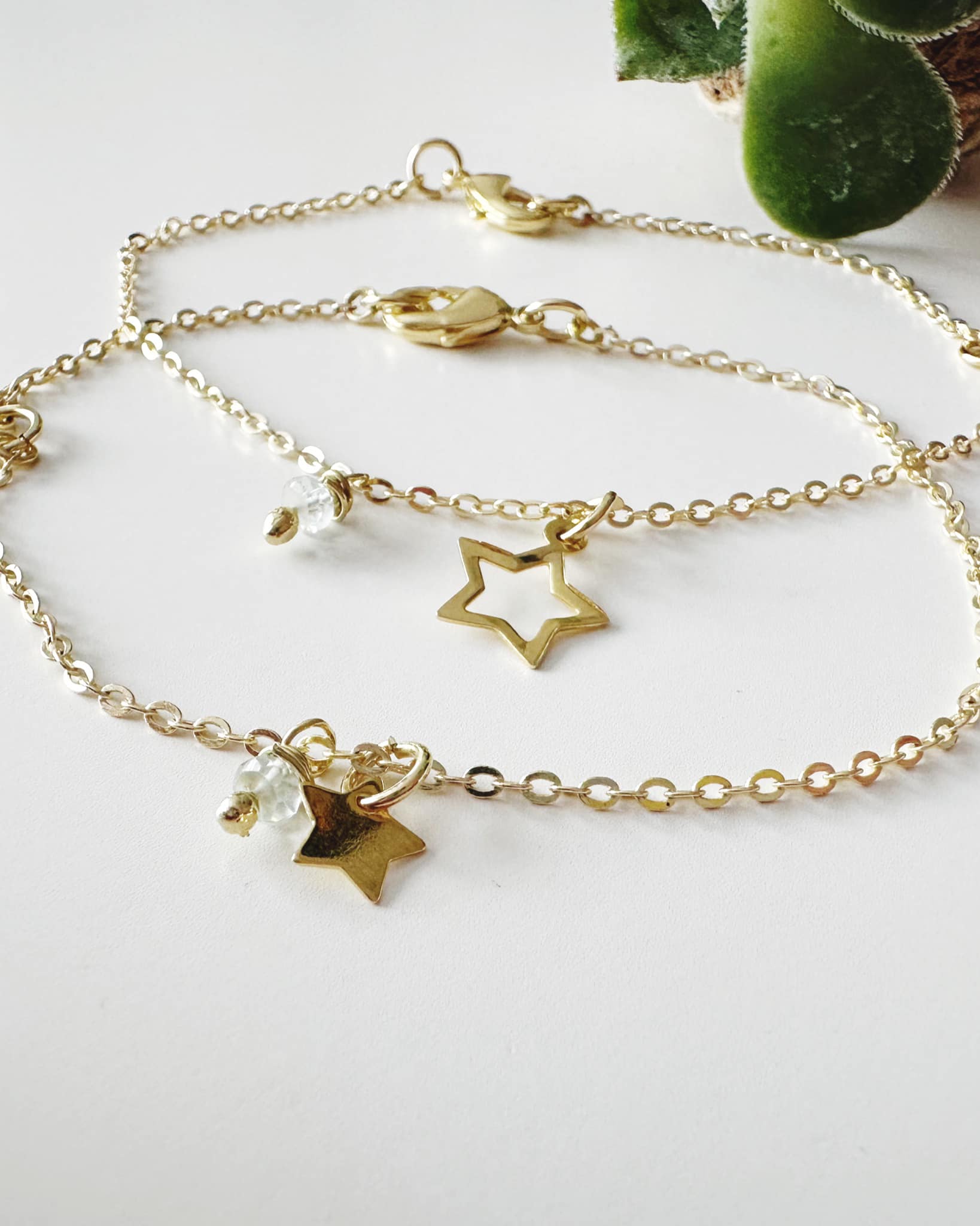 Set Pulseras de unión estrellas. Incluye Packing para regalo
