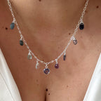 Collar "Euforia" mix de piedras. Incluye packing para regalo