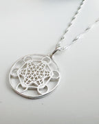 Collar de Plata 925 Amuleto Metatron. Incluye significado de la piedra y packing para regalo