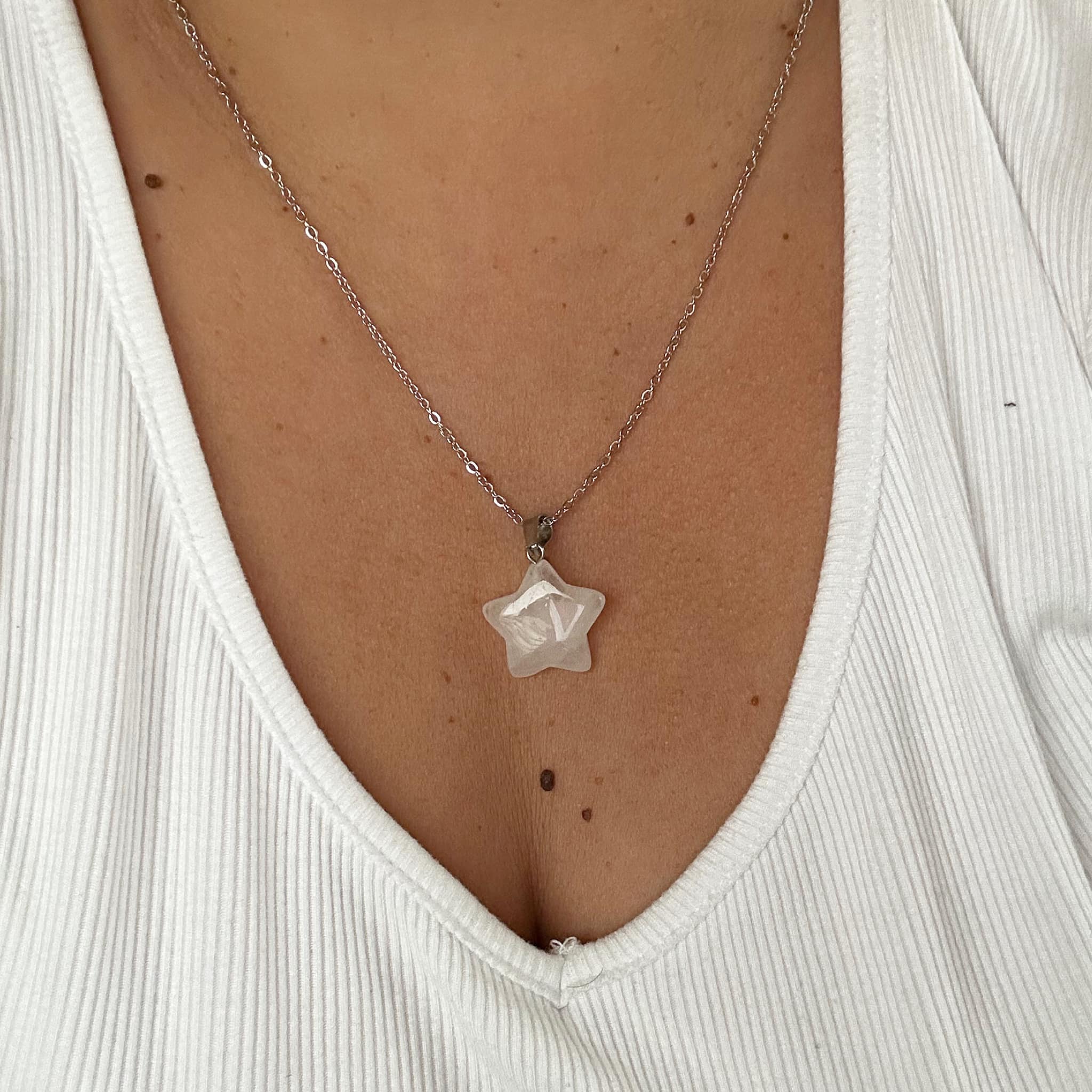 Collar Cuarzo Rosa. Incluye significado de la piedra y packing para regalo