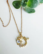 Collar Colibrí. Incluye significado y packing para regalo