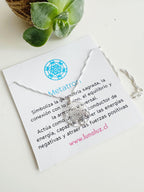 Collar de Plata 925 Amuleto Metatron. Incluye significado de la piedra y packing para regalo