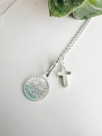 Collar San Benito Protector. Incluye mensaje especial y packing para regalo