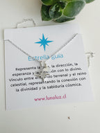 Collar Estrella Guía piedra Ópalo. Incluye significado y packing para regalo
