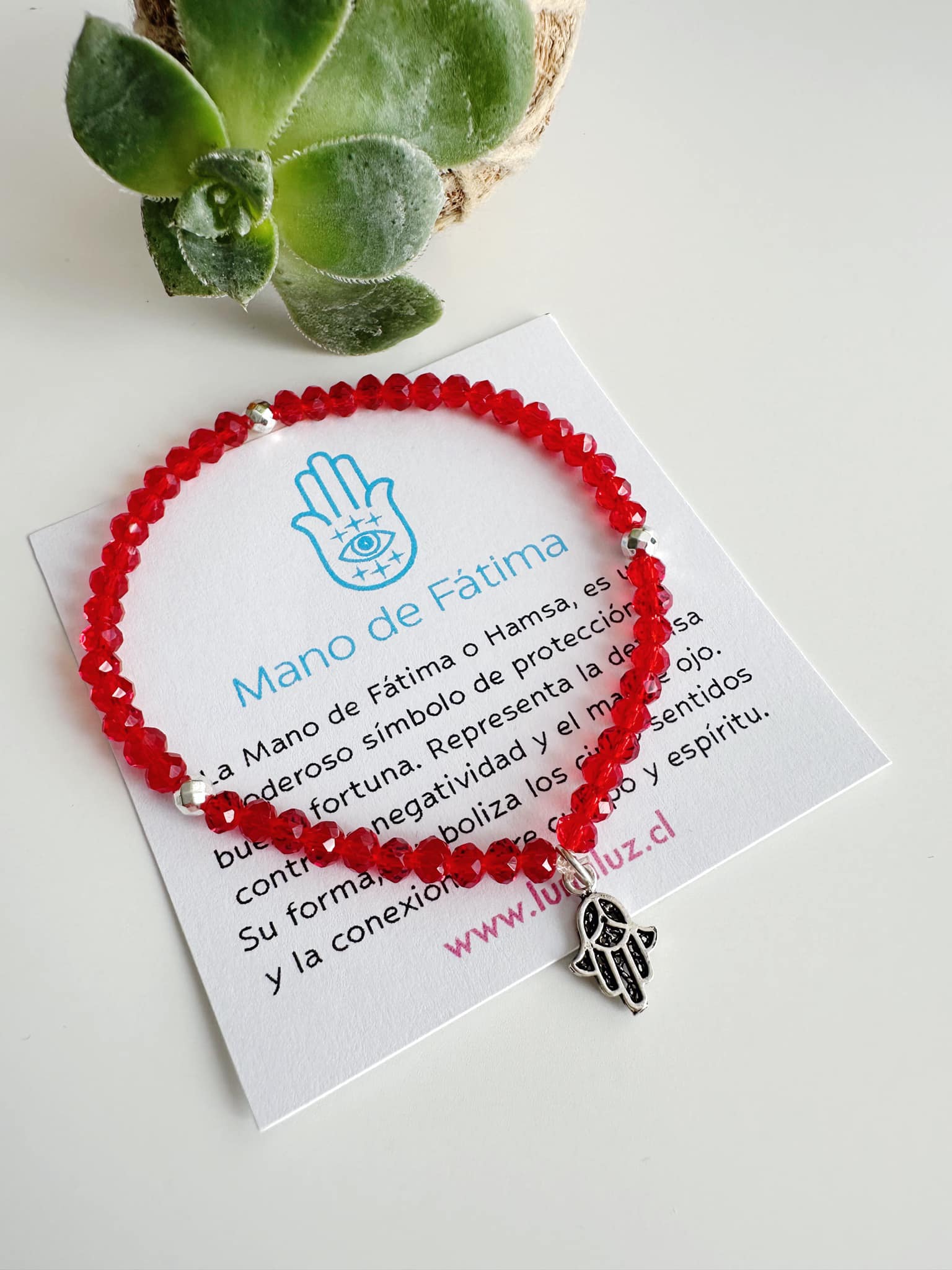 Pulsera de Plata 925 Mano de Fátima.Incluye significado y Packing para regalo