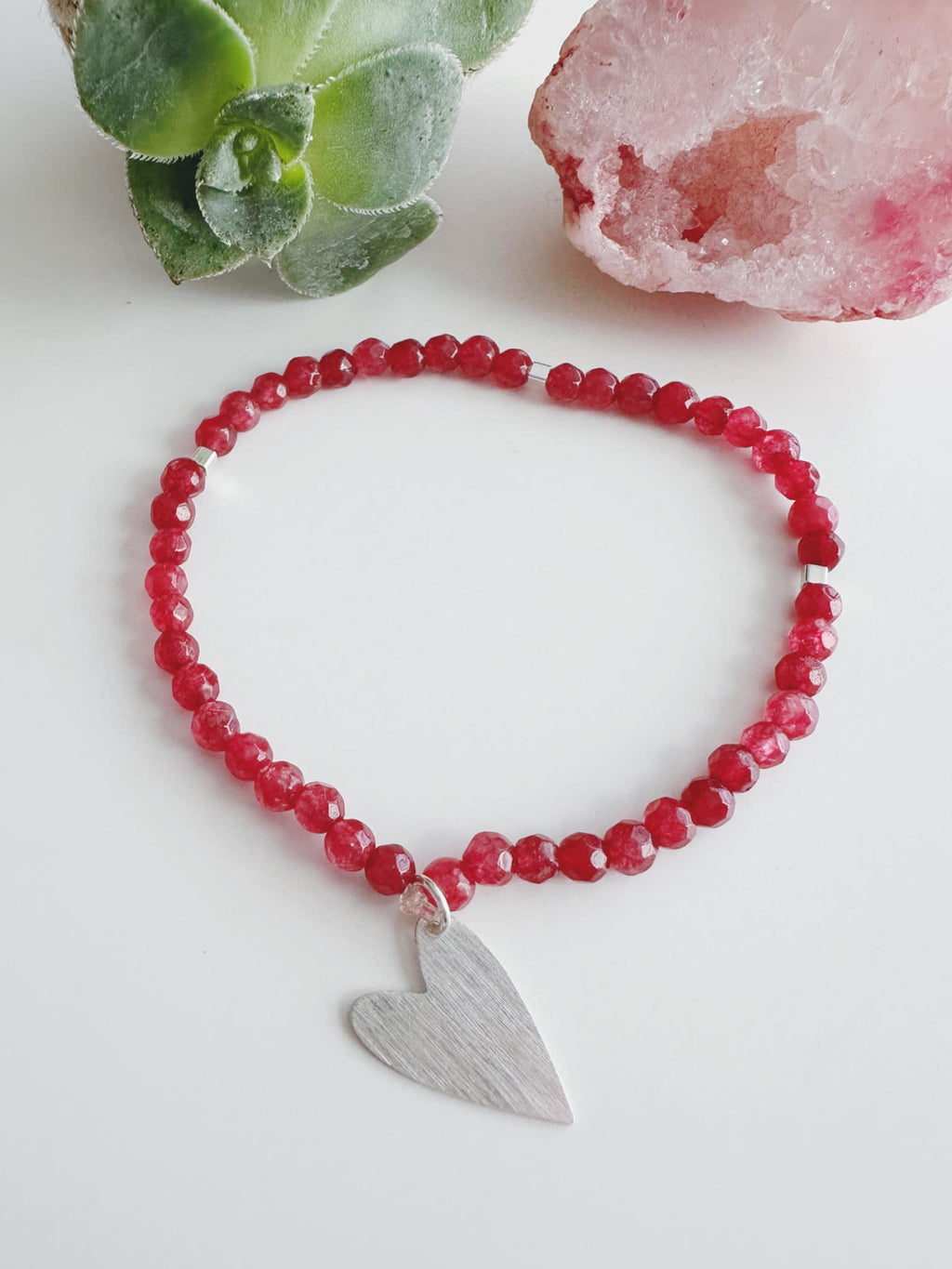 Pulsera silver piedras Agata roja. Incluye significado de la piedra y packing para regalo