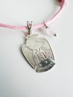 Pulsera Angel de la guarda cordón ajustable. Incluye envoltorio de regalo