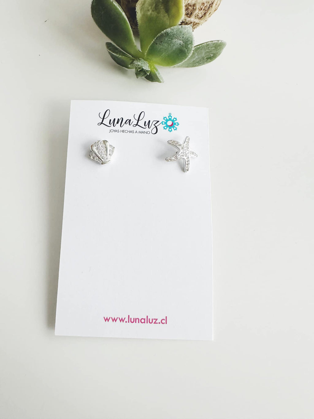 Aros de Plata 925 "Océano". Incluye Packing para regalo