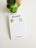 Aros hojita Montera. Incluye Packing para regalo