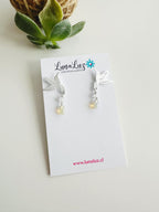 Aros Colibrí en Piedra Ópalo etíope. Incluye significado de la piedra y packing para regalo