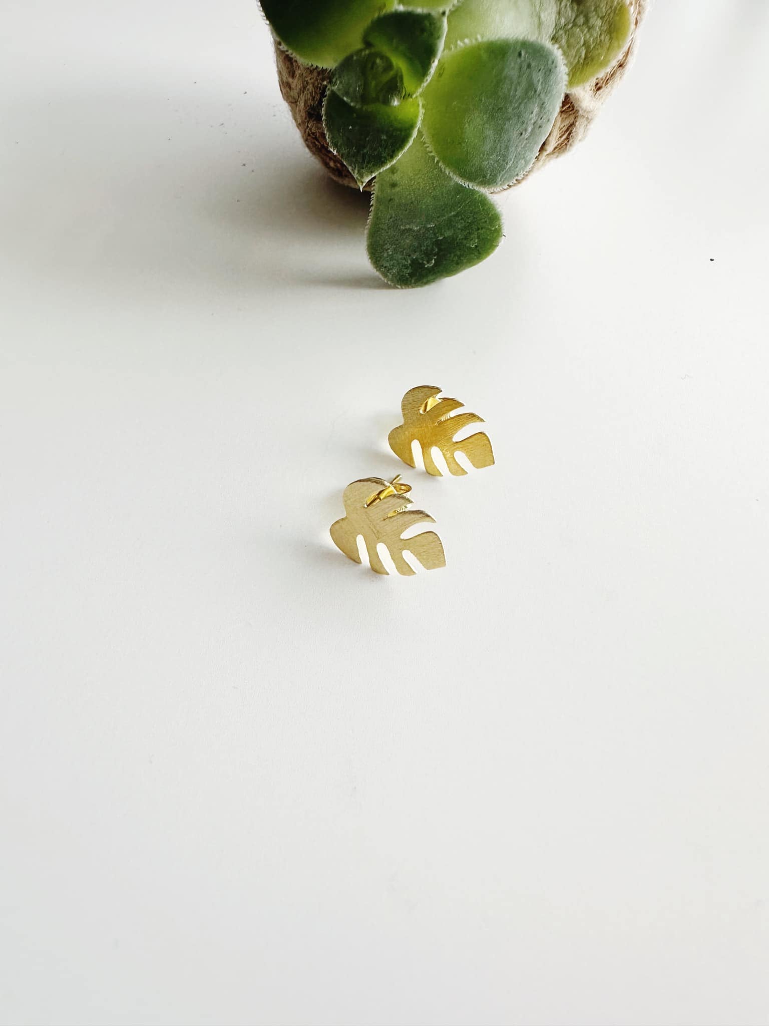 Aros hojita Montera. Incluye Packing para regalo