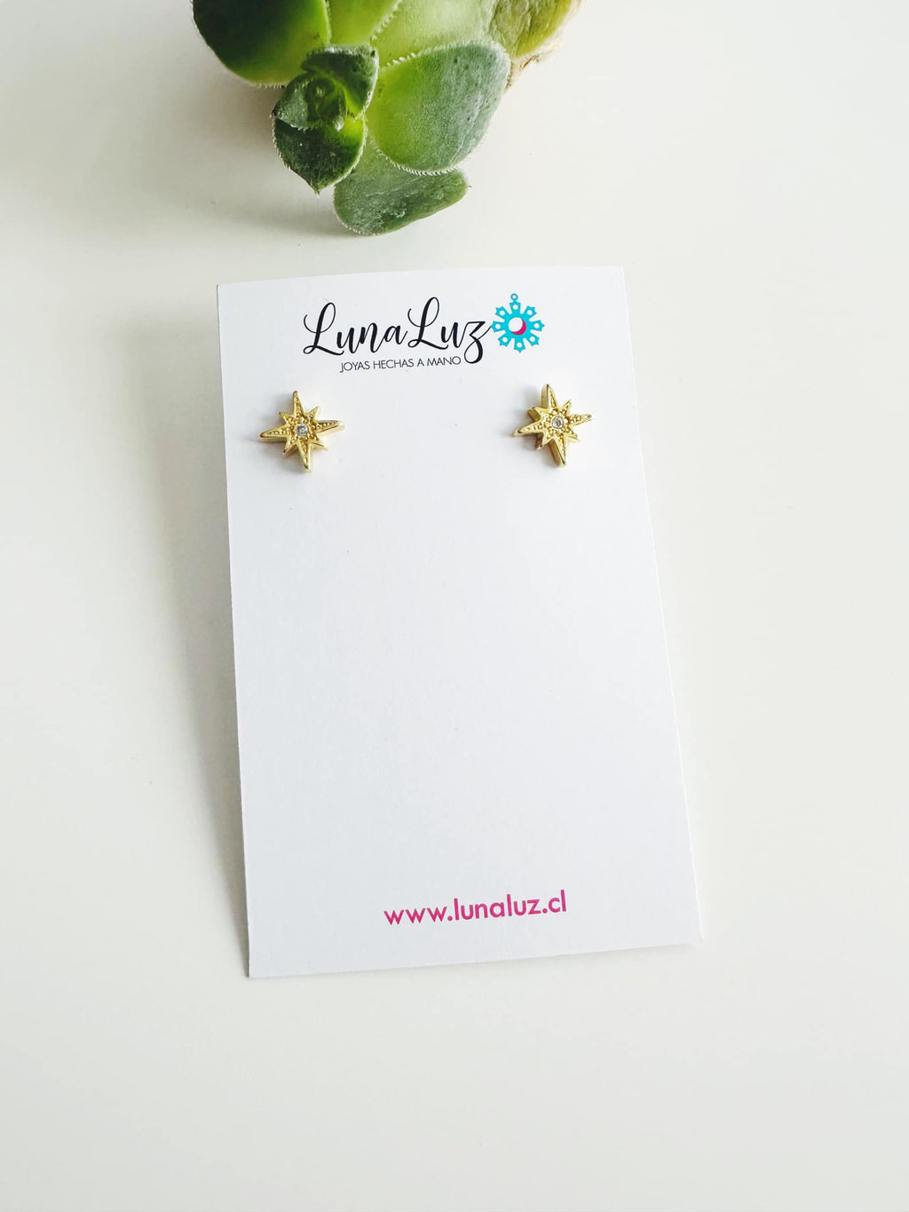 Aros estrella guía de protección. Incluye significado y Packing para regalo