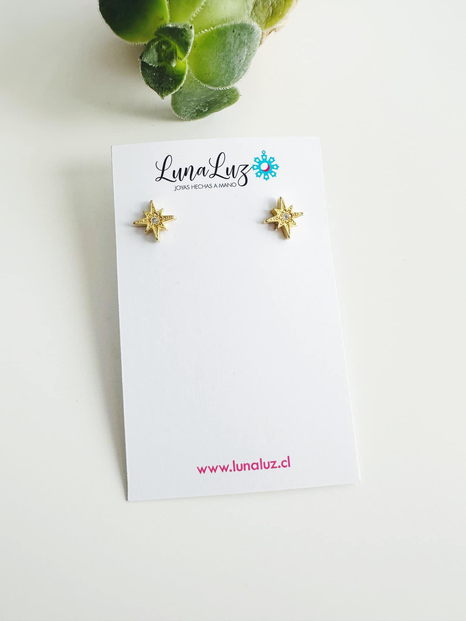 Aros estrella guía de protección. Incluye significado y Packing para regalo