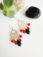 Aros Boho en piedras naturales y cristales. Incluye Packing para regalo