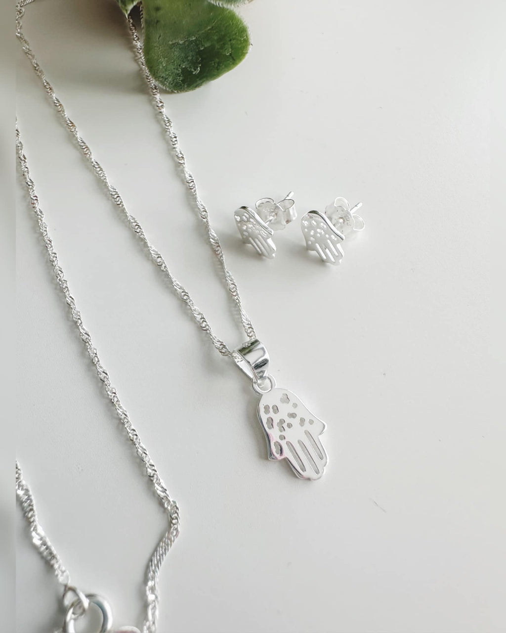 Conjunto Mano de Fátima. Incluye significado y packing para regalo