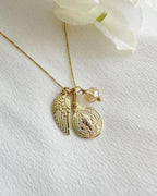 Collar de protección Luz de San Benito . Incluye mensaje especial y packing para regalo