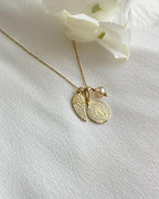 Collar de protección Luz de San Benito . Incluye mensaje especial y packing para regalo