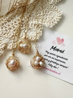 Collar Nido de Amor con Perlas de Río | Regalo para Mamá – Luna Luz