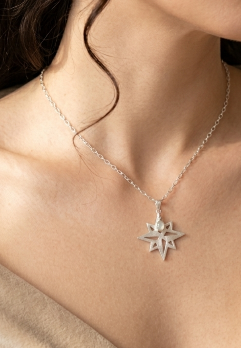Collar "Estrella Guía" con Piedra Ópalo Etíope