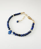 Pulsera "Mi voz interior" en piedra Lapislázuli