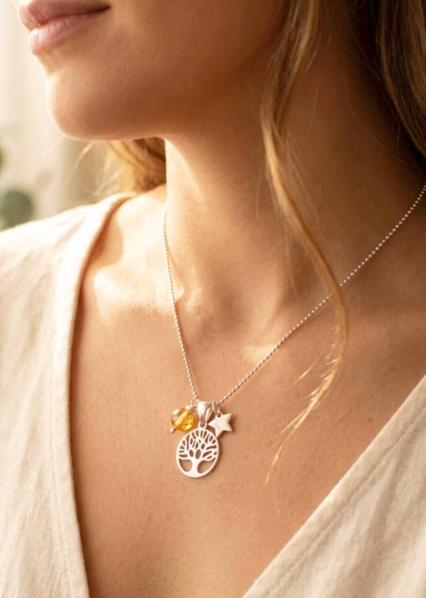 Collar Árbol de la Vida  “Luz que Guía tu Camino”