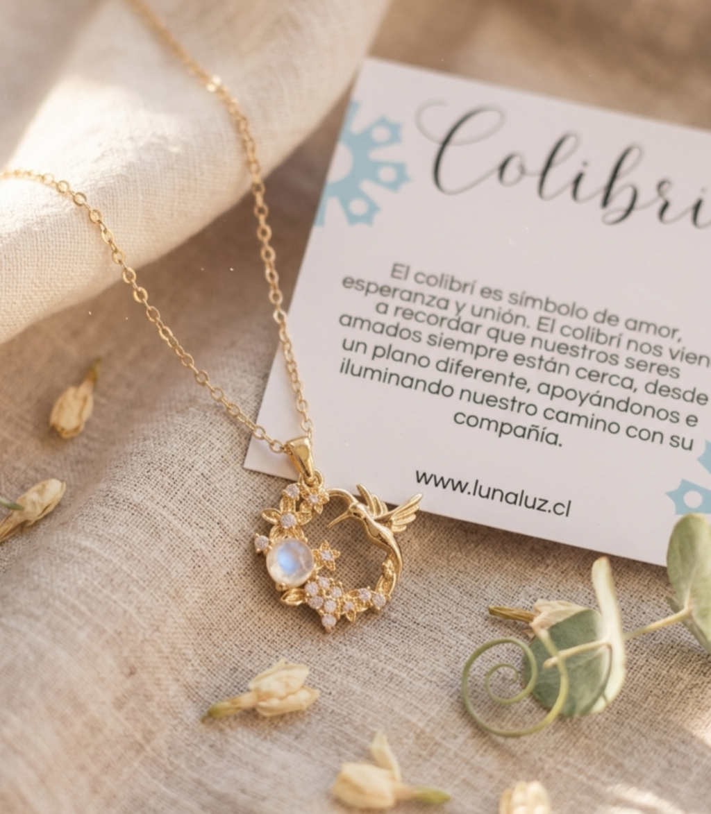 Collar Colibrí – "Alegría, esperanza y nuevos comienzos"