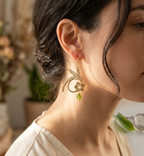 Aros "Colibrí de Luz" Piedra Peridoto con significado