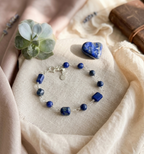Pulsera de Lapislázuli "Sabiduría, Verdad y Protección Interior"