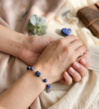 Pulsera de Lapislázuli "Sabiduría, Verdad y Protección Interior"