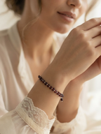 Pulsera “Fuego interior” en piedras Granate.