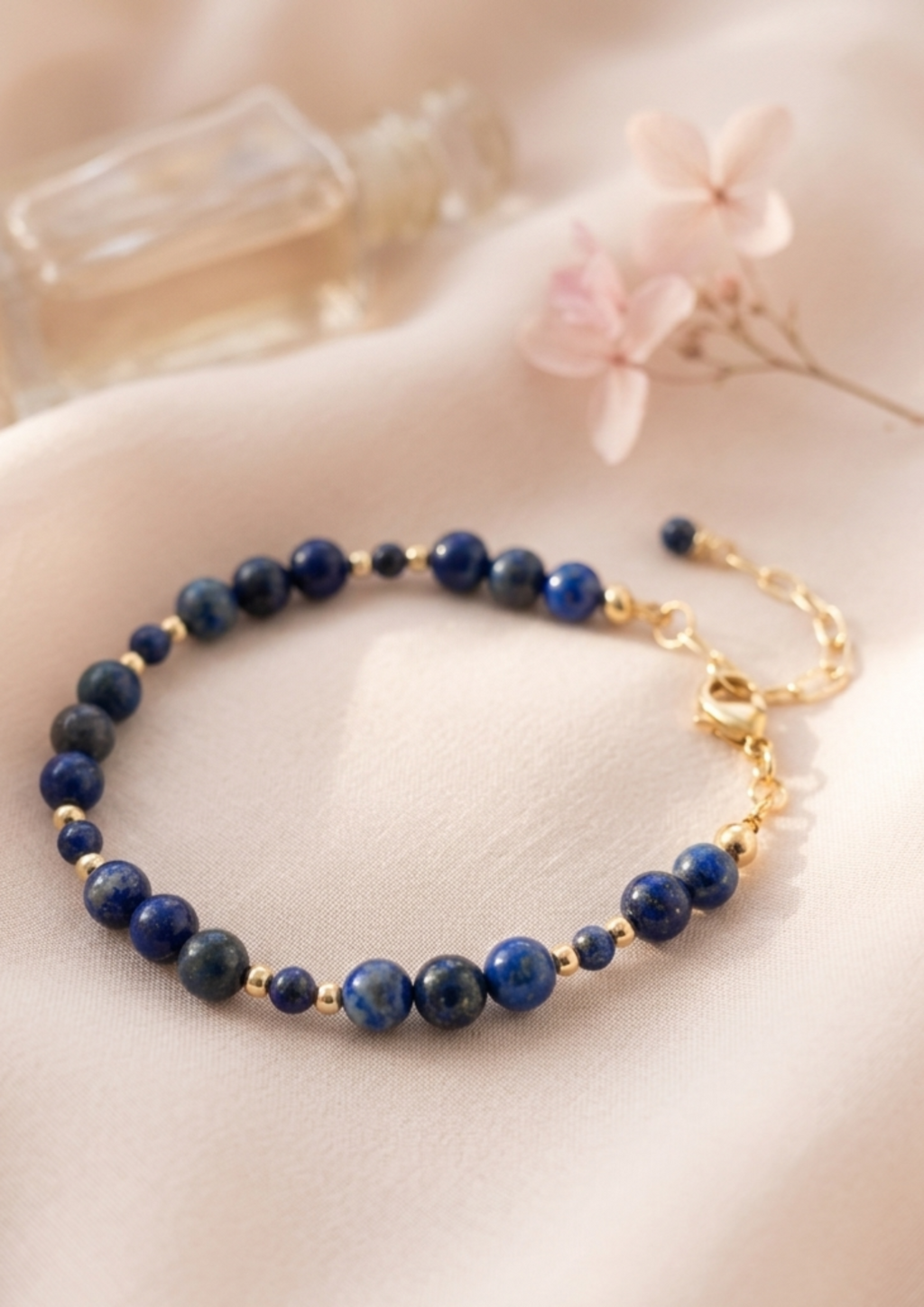 Pulsera  “Sabiduría Interior” piedra de Lapislázuli