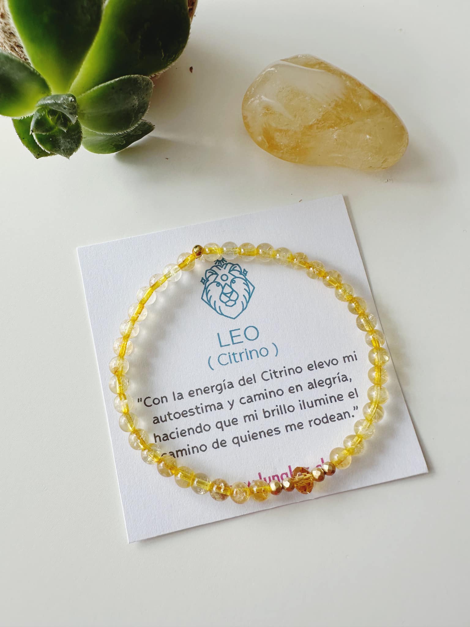 pulsera signo Leo, pulsera Leo mujer, pulsera zodiacal Leo