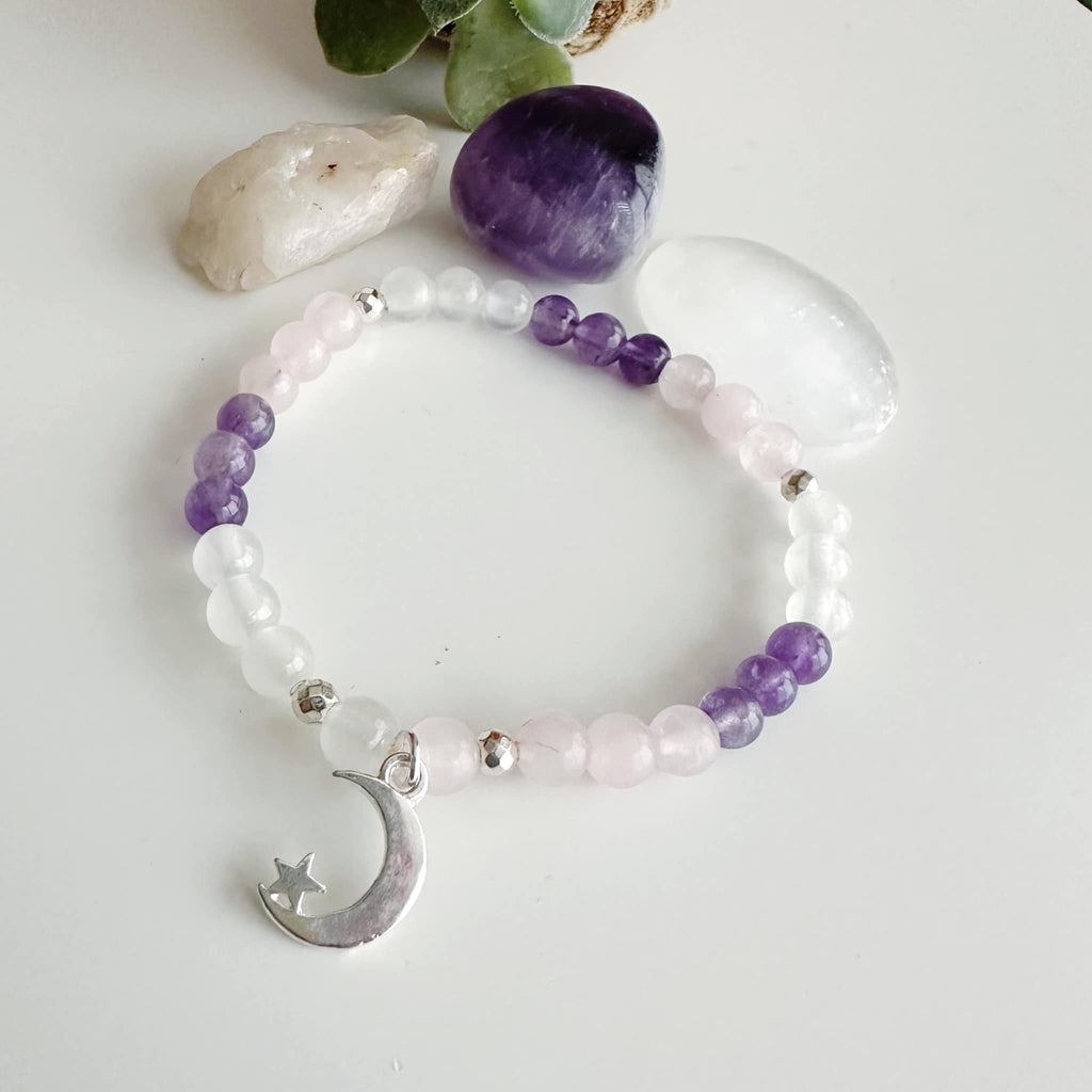 pulsera piedras naturales con cuarzos
